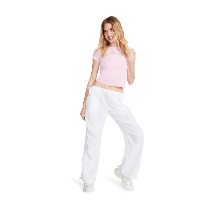 Pantalones Steve Madden Pia Parachute Mujer Blancas | ES TFE42S